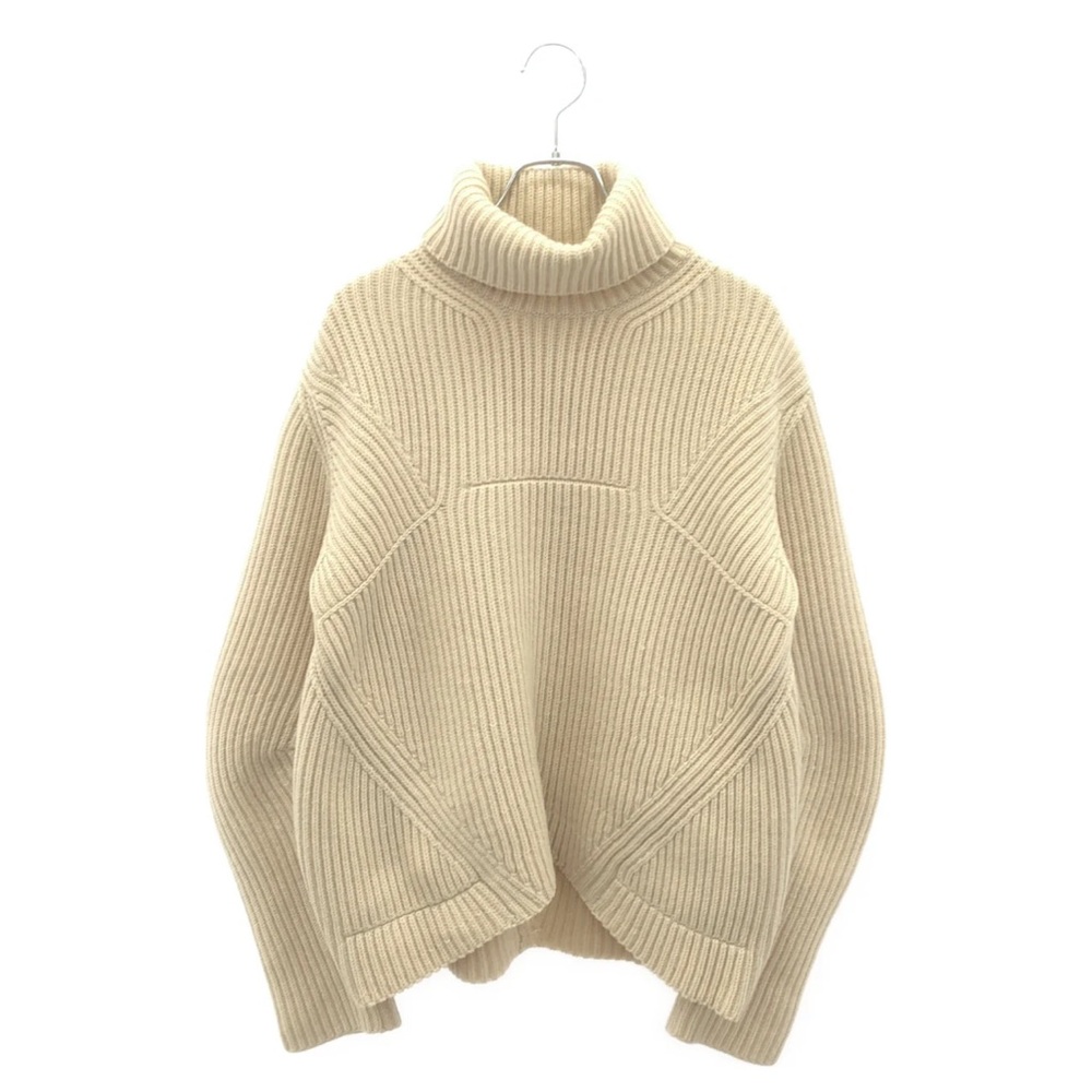 Celine phoebe Philo era Cashmere knit Cream Turtleneck Sweater